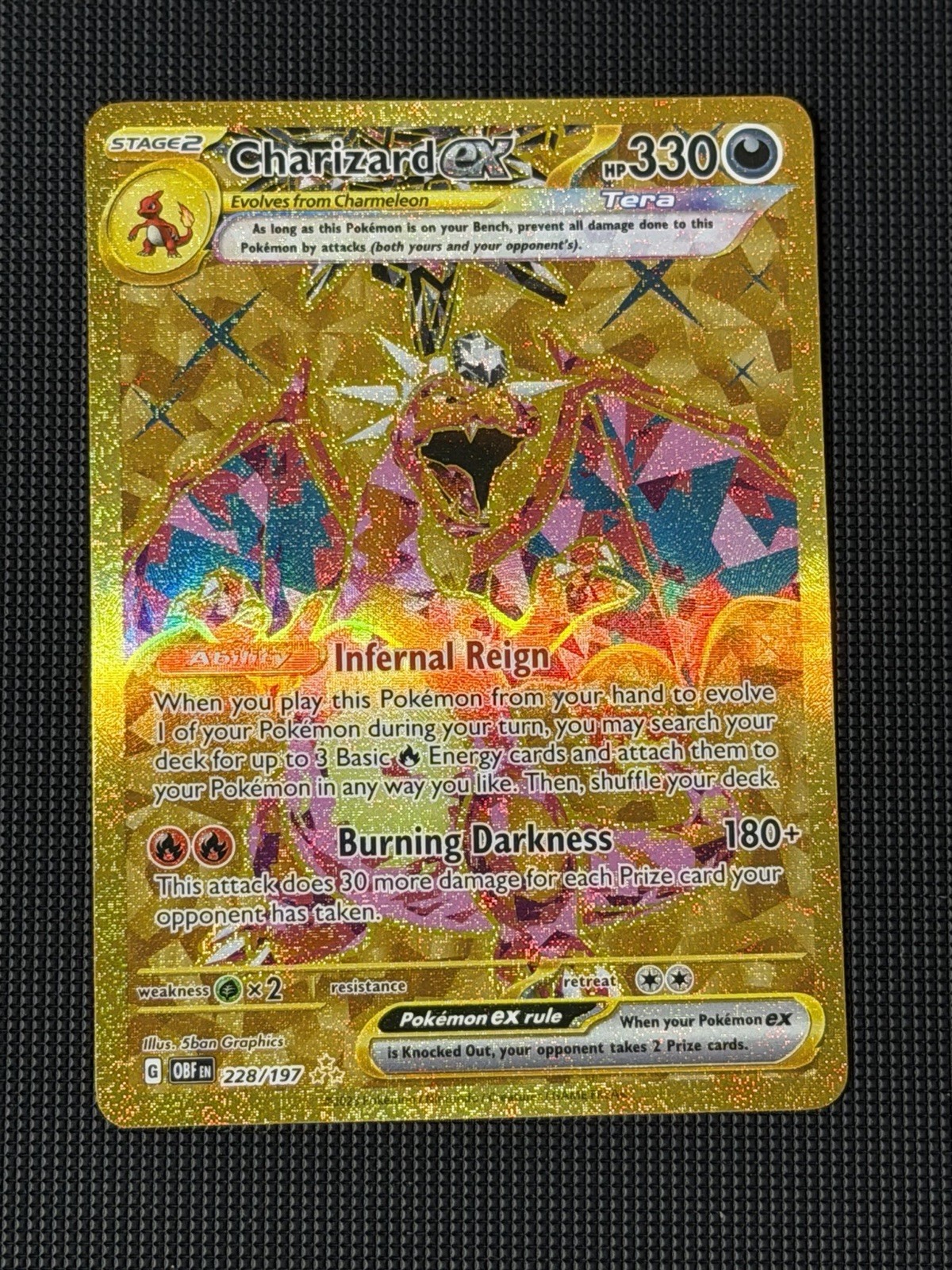 Charizard ex 2023 Scarlet & Violet: Obsidian Flames #228/197 Hyper