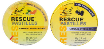 Bach RESCUE Stress Relief Orange and Black Current Clearance for Best By 07/2026
