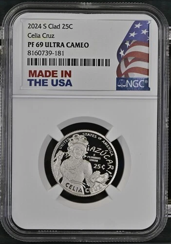 2024-S American Women Quarters Celia Cruz Proof — photo from the most recent tracked eBay sale