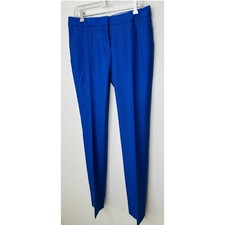 Stella McCartney Royal Blue Wool Knit Stitched Front Crease Slacks 42 / M