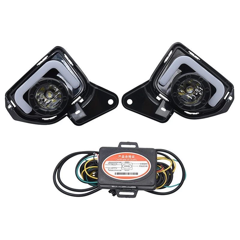 2X Para Toyota Hiace 2014-2018 Luz de circulación diurna Luz de señal de giro antiniebla de conducción Foto 2 de 4