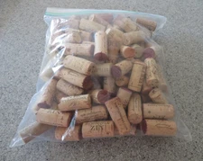 100 used wine corks for crafts, collecting~ some made of other material