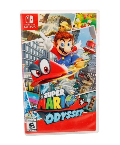 Super Mario Odyssey Nintendo Switch CIB Complete Let's-a go! Excellent