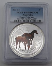 The Perth Mint 2014 Australian Lunar Silver Bullion Coins for sale