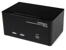 StarTech 2-Port Triple Monitor DVI USB KVM Switch W/Audio USB 2.0 SV231TDVIUA
