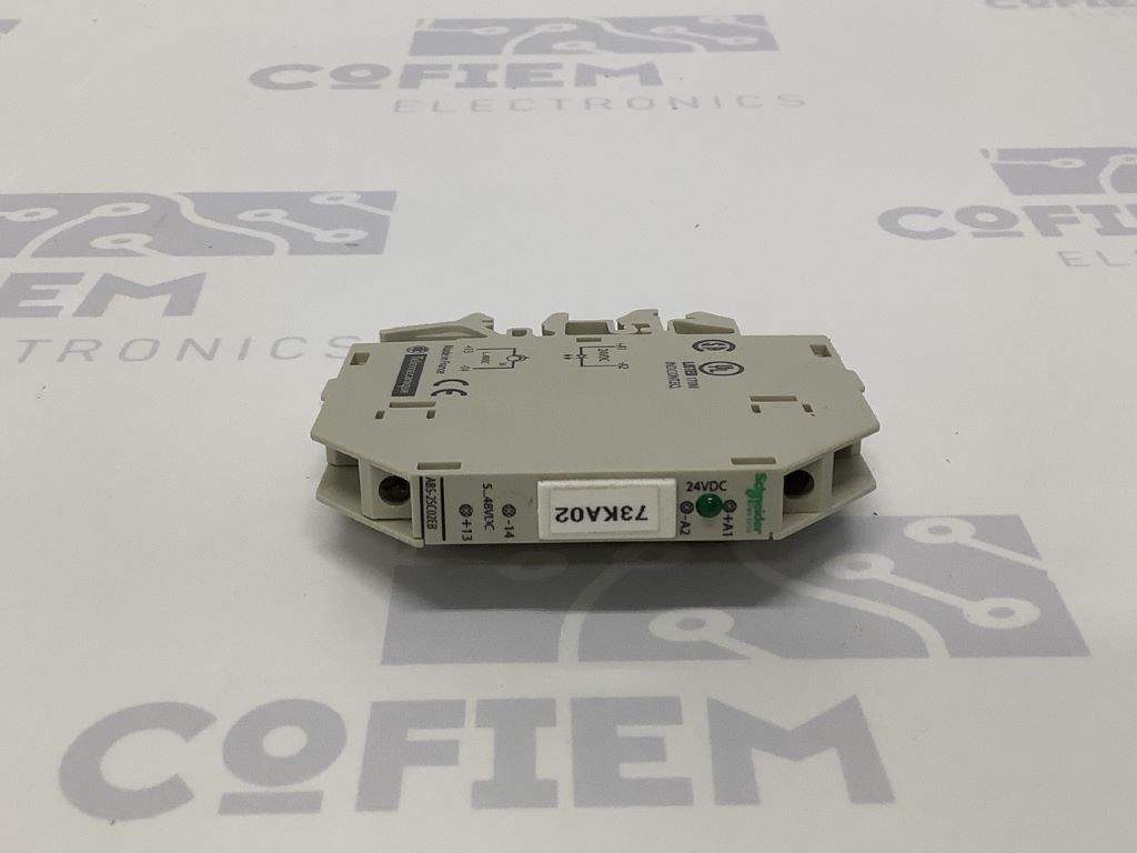 ABS2SC02EB SCHNEIDER ELECTRIC ZELIO ABS2 ZELIO MODULE D'INTERFACE DE SORTIE 17,5
