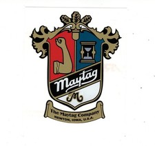 Maytag Crest Model 98 82 72 Gas Engine Motor Washing Machine Hit Miss Decal LG