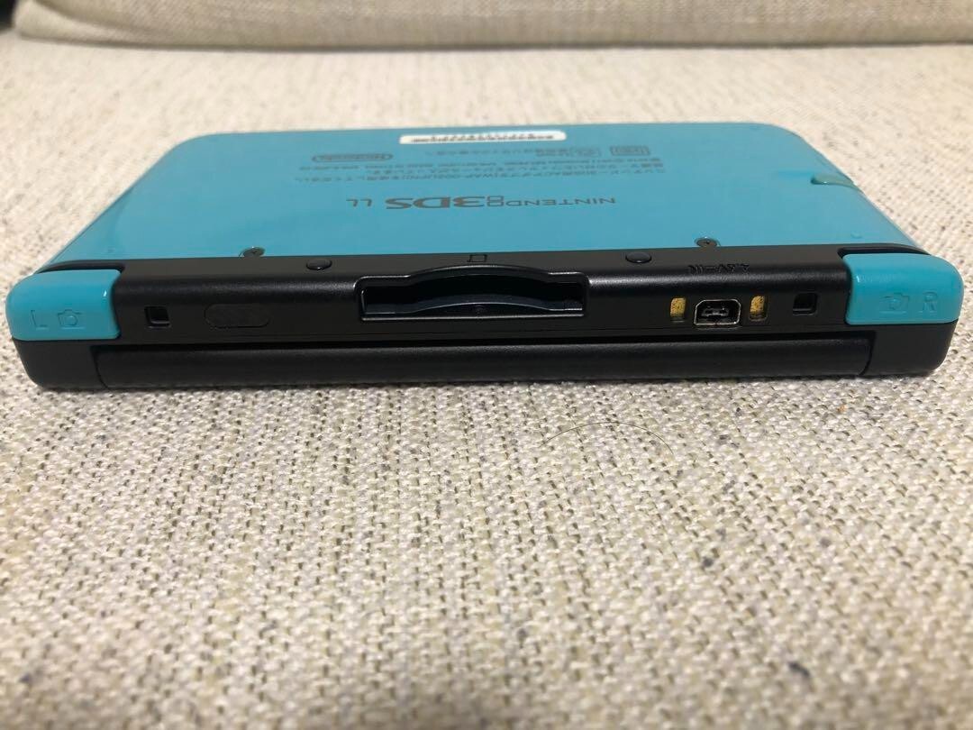 Nintendo 3DS LL XL Limited Pack Turquoise Black Game Console 2013