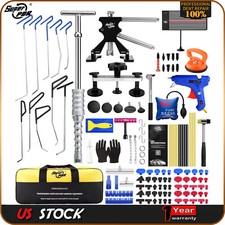 Pdr 118pcs Paintless Dent Removal Rods Stainless Steel Tool Kit Dent Repair Kit