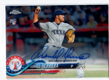 2018 Topps Chrome Rookie Autograph #RARHE Ronald Herrera RC Auto