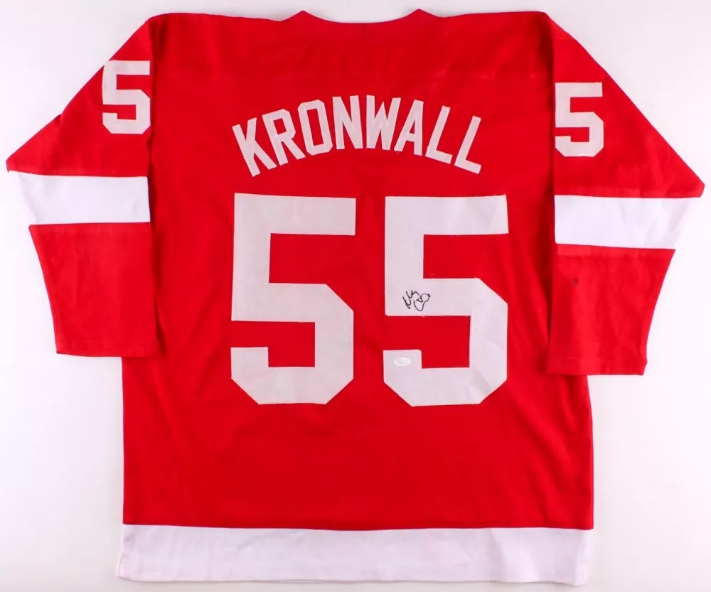 Friendly Confines Niklas Kronwall Signed Detroit Red Wings Rebook NHL Style Jersey (JSA COA)