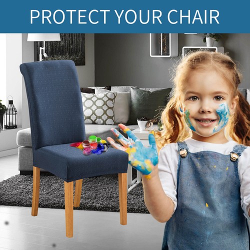 4pcs Dining Chair Covers Stretch Seat Slipcovers for Dining Room Home Decor - Picture 18 of 44