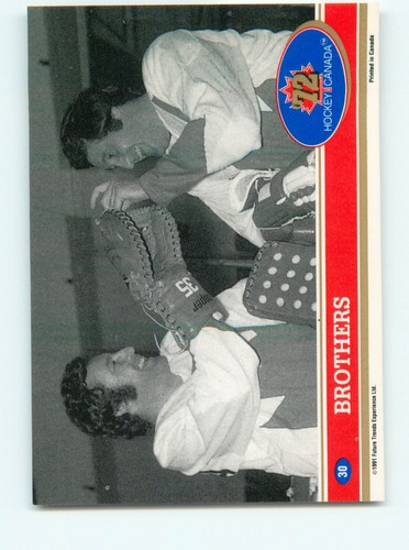 1991 Future Trends Canada ’72 #30 Brothers - Picture 2 of 2
