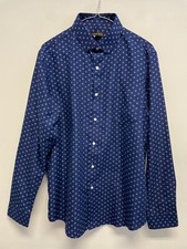 PROCESS BLACK MENS FORMAL LS SHIRT IN NAVY SIZE S BNWOT SH017 