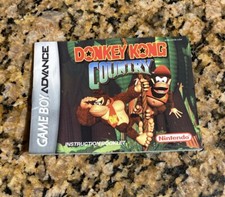 Donkey Kong Country Nintendo Game Boy Advance Instruction Manual Booklet ONLY E