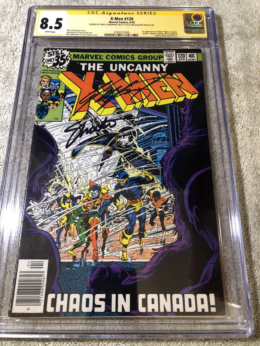 Uncanny X-Men 120 CGC 8.5 2XSS Claremont Shooter 1st Alpha Flight