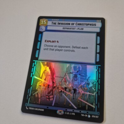 Star Wars Unlimited - The Invasion of Christophsis - TWI - Foil