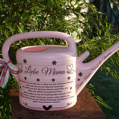Muttertag Geschenk Beste Mutter Mama Geschenkidee personalisiert Gießkanne 10L