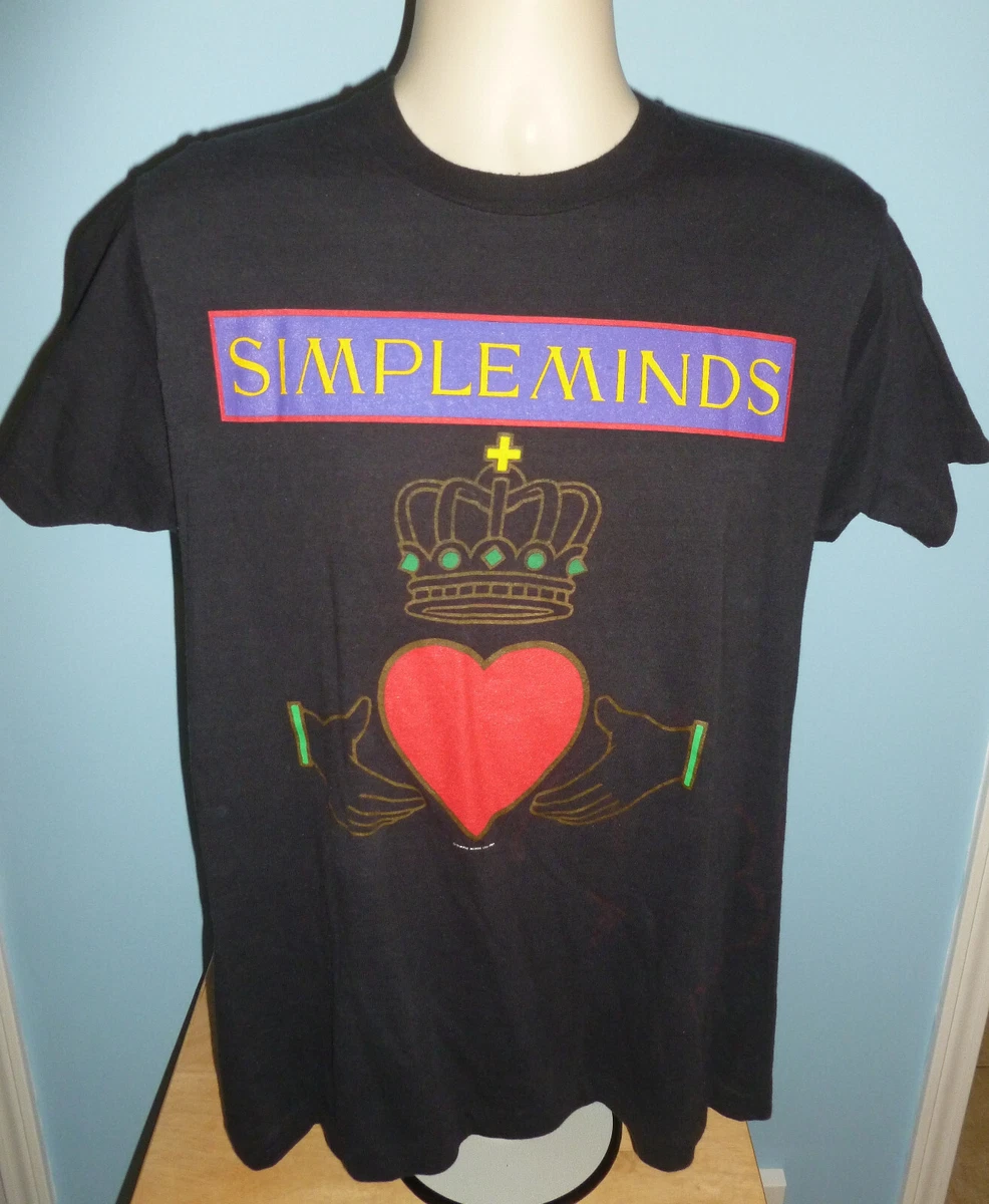 1989 Screen Stars Simple Minds European Tour T-Shirt Ex-Large |