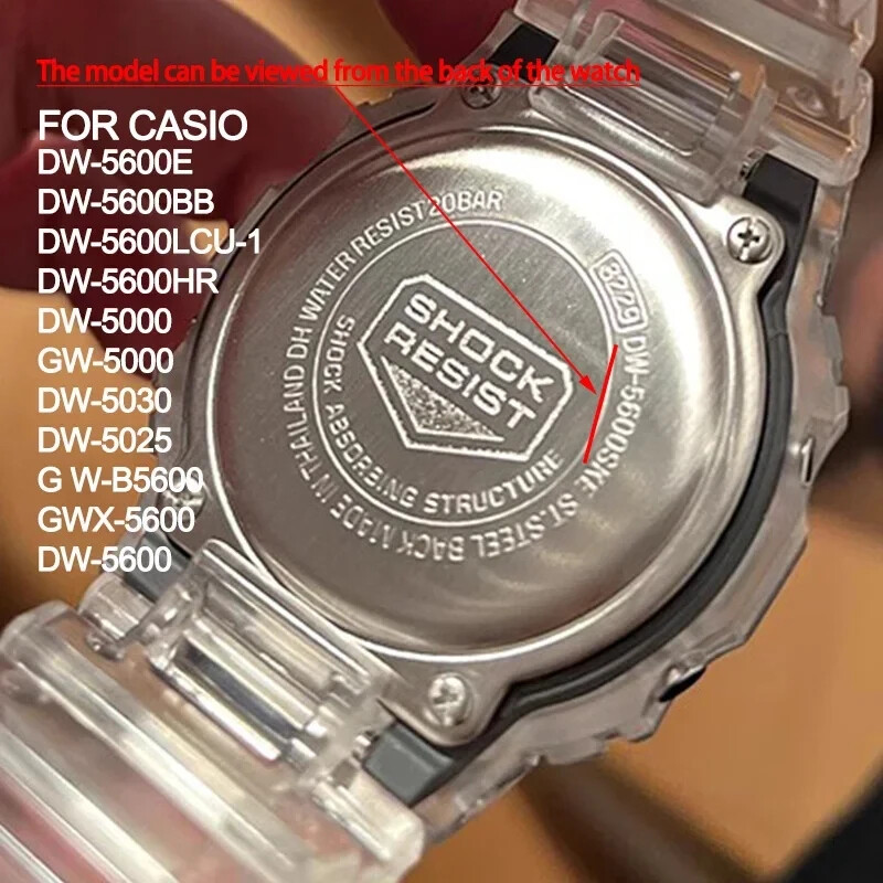 Casio strap+case G-SHOCK DW-5600/5610 GW-M5610 GW-B5600 CASE SET