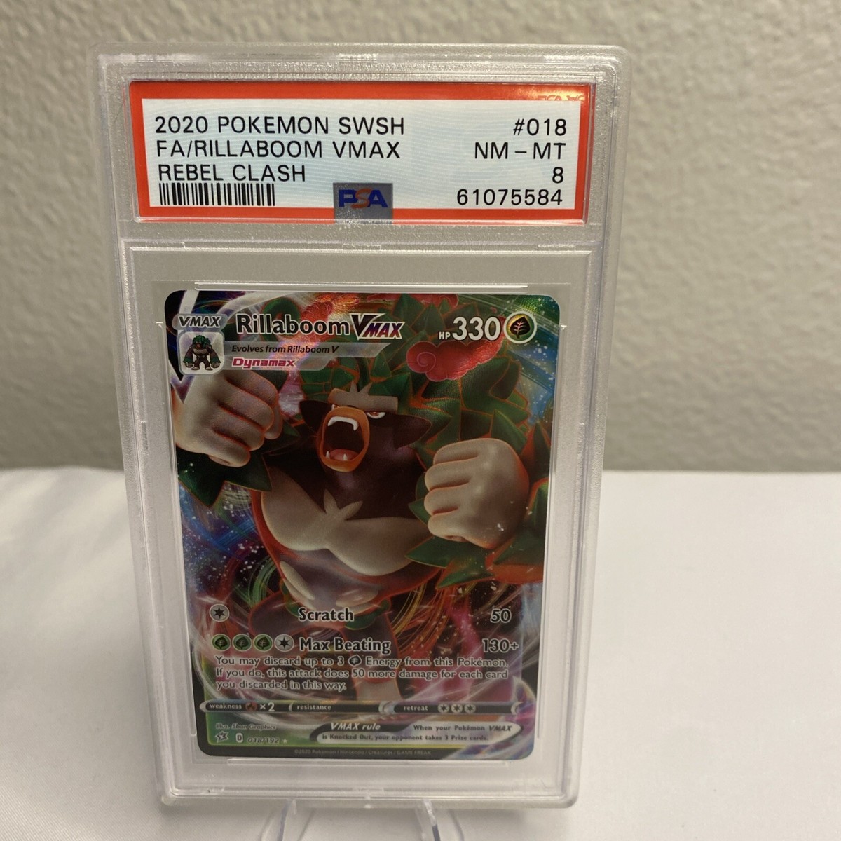 Rillaboom VMAX - 023/264 - Ultra Rare - Épée Et Bouclier - Fusion