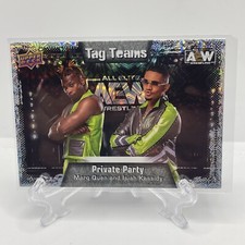 (2022) AEW PYRO PARALLEL TAG TEAM CARD #88: PRIVATE PARTY Mark Queen Isiah Kassi