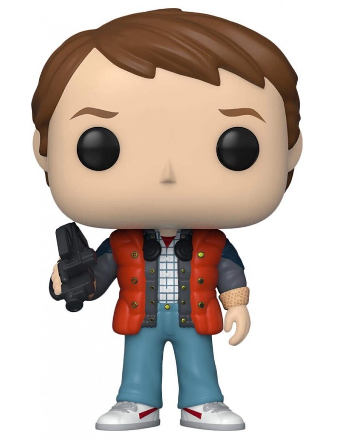 FUNKO POP MOVIES BACK TO THE FUTURE MARTY PUFFY VEST VINYL FIGURE NEW!