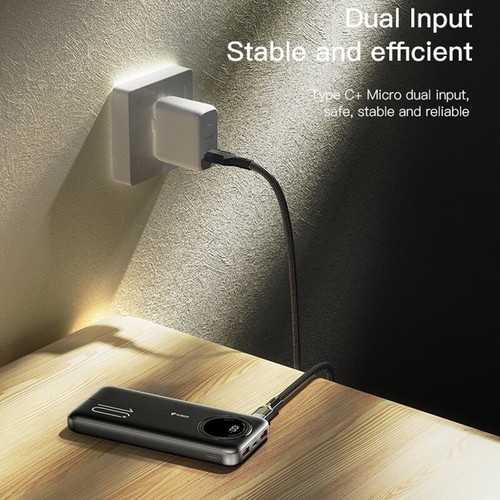 Yesido 20K Power Bank Fast charger Pack USB C Micro Backup Battery For Phone - Picture 7 of 7