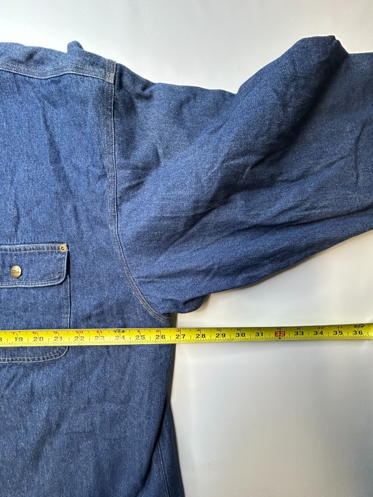 NWT Carhartt Denim Shirt JAC Fleece Lined Size X Large Regular 100% Cotton NWT