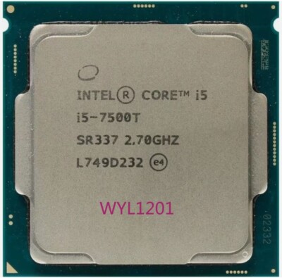 7Th Gen Intel Core i5-7500T LGA1151 CPU Processor Quad Core 2.7GHz 6MB SR337