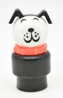 Fisher-Price Little People Dog With Red Collar Vintage Loose Figure