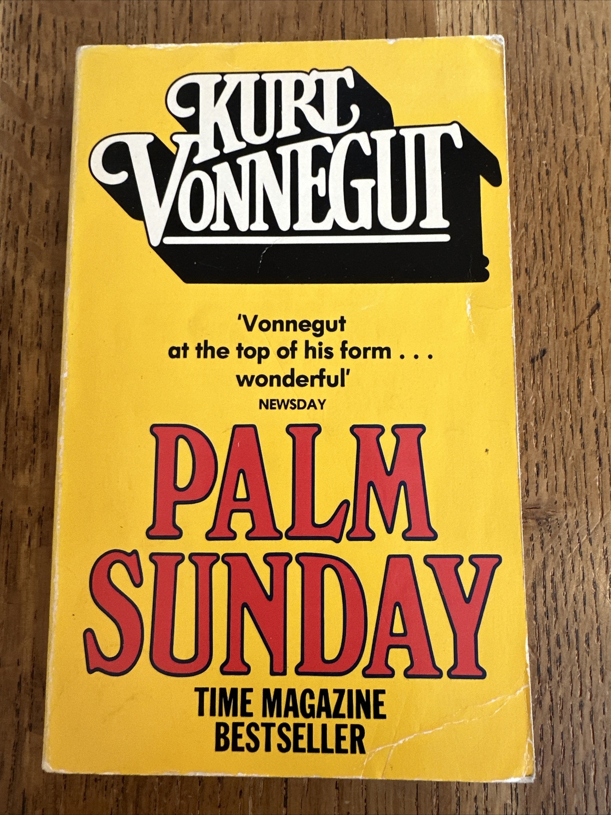 Palm Sunday by Kurt Vonnegut 1982 UK Granada PB 1st - Vintage VGC