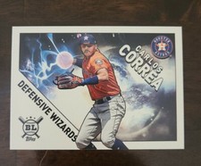 2020 Topps Big League Carlos Correa Defensive Wizards Insert #DW-13 Astros