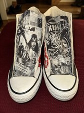Converse All Star High Top KISS 1 Of 1 Rock P...
