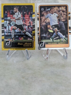  2016-17 Panini Donruss Gold/Production Line LOT - Paco Alcacer Valencia #180/17