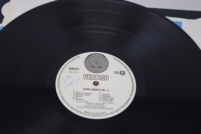 Black Sabbath Vol 4 OZZY VERTIGO 6360071 GF Holland Attached