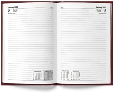 Image of 2026 A4 2 Pages Per Day Classic Diary Hardback Casebound Appointment