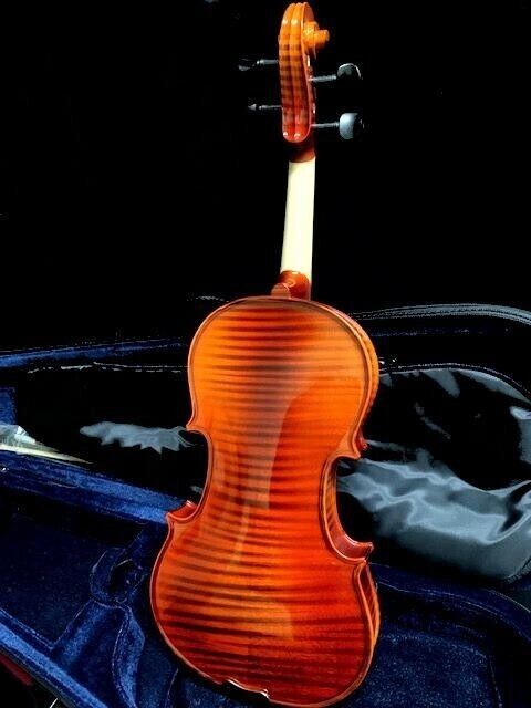 NEW FULL-SIZE SOLID 4/4 FLAMED MAPLE CONCERT VIOLIN/FIDDLE-GERMAN
