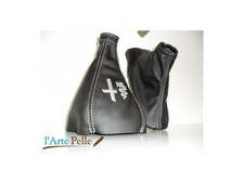 Headphone Lever Shift and Brake Alpha 156 2° Ser Black Genuine Leather +