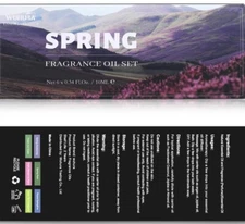 Wuhura Essential Oils Set, Spring Scents Fragrance Diffuser Aromatherapy