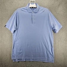 Polo Golf Ralph Lauren Mens XL TG Polo Shirt Short Sleeve Ligth Blue Sz XL TG