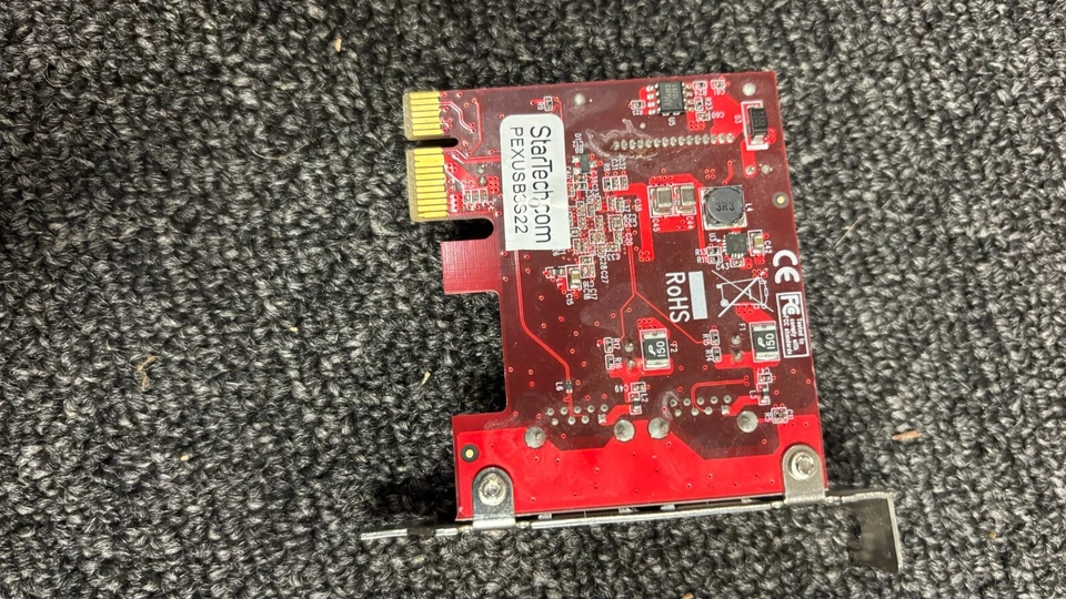 STARTECH 2 PORT PCI USB 3.0 PCI CARD PEXUSB3S22 MORE POWER TO WIRED VR HEADSET - Image 2 of 3