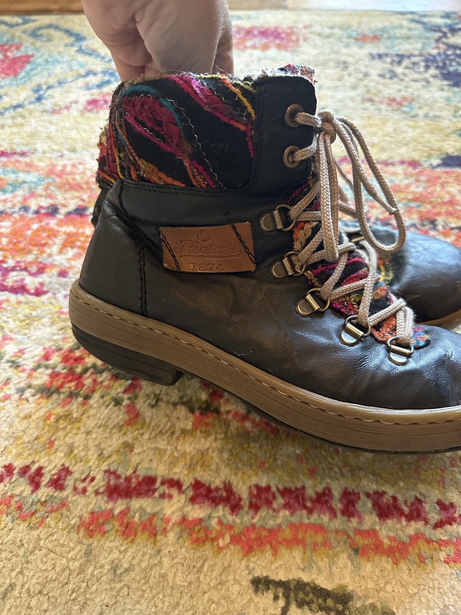 Basalt Rieker Boots Felicitas Rieker Womens Hiking Boots US/ 37 EU