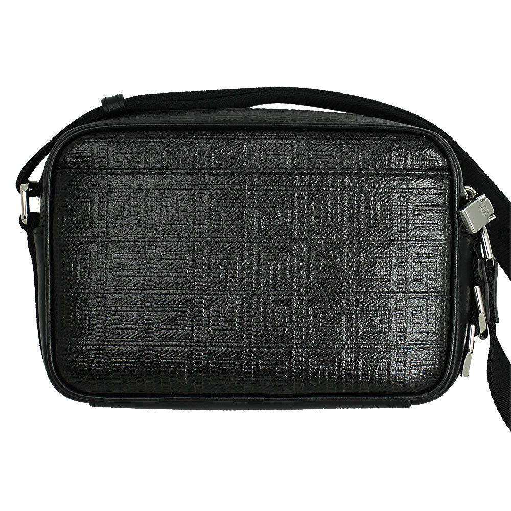 GIVENCHY|CROSSBAGS (BKU02XK1U9 020) BRAND NEW GIVENCHY BLACK PVC CROSSBODY SHOULDER BAG