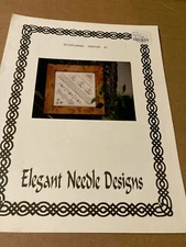 NEW RARE ELEGANT NEEDLE DESIGNS - WILDFLOWERS SAMPLER #5 HARDANGER CROSS STITCH