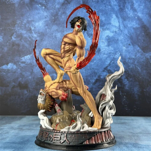 Nuovo Attack On Titan Anime Figure The Comored Figure 29 cm Titan Eren Jager - Foto 9 di 24
