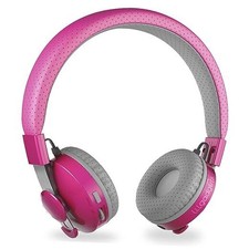 Untangled Pro On-ear Wireless Kids Headphones For School, Microphone, Pink