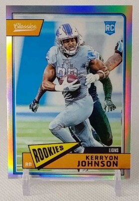  2018 honors KERRYON JOHNSON (rookie/(#d/99)/holo prizm) #323  *Lions*