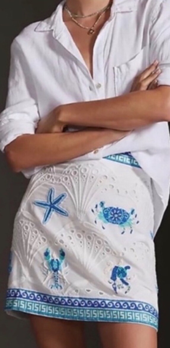 192 NWT Anthropologie Rare Seaside Beaded Star Fish Octopus Maeve