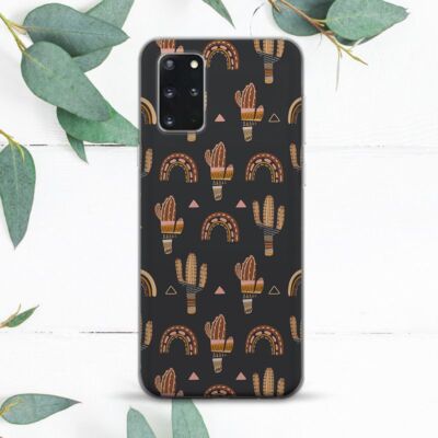 Retro Flower Cactus Western Boho Case For Samsung Note 20 S20 S21 S22 S23 S24 FE